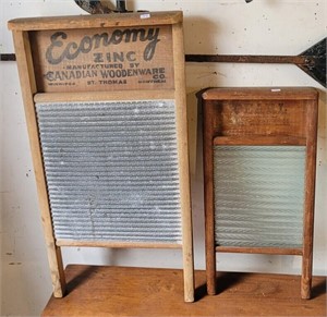 PAIR OF WASH BOARDS