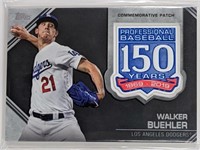 2019 Topps Walker Buehler 150 Years Comm. Patch