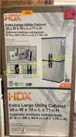 HDX XL utility cabinet -35"Wx18”Lx71”H