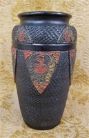 VINTAGE MADE IN NIPPON BLACK POTTERY PHOENIX
