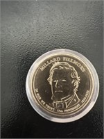Millard Fillmore 12 uncirculated, dollar coins