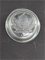 Maple Leaf Clear Canning Glass Lid