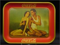 1934 VINTAGE COCA-COLA ADVERTISING TRAY ANTIQUE