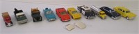 Lot of die cast cars that includes a 1972