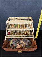 Tackle Box Full of Vintage Lures & Accessories