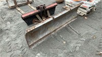 Fabricated 78" Snow Blade Skid Loader Attachment,