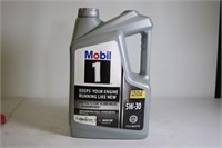 Mobile 5w-30 synthetic oil 2/3 full