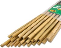 25pcs Jollybower 4FT Bamboo Stakes  1/2D