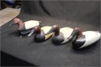 4 - Vintage Red Head/Canvasback Decoys
