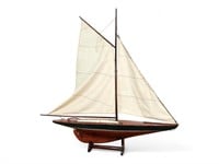 Fine Large Antique Wooden Ships Model