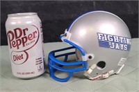 Fighting Jays Mini Plastic Football Helmet