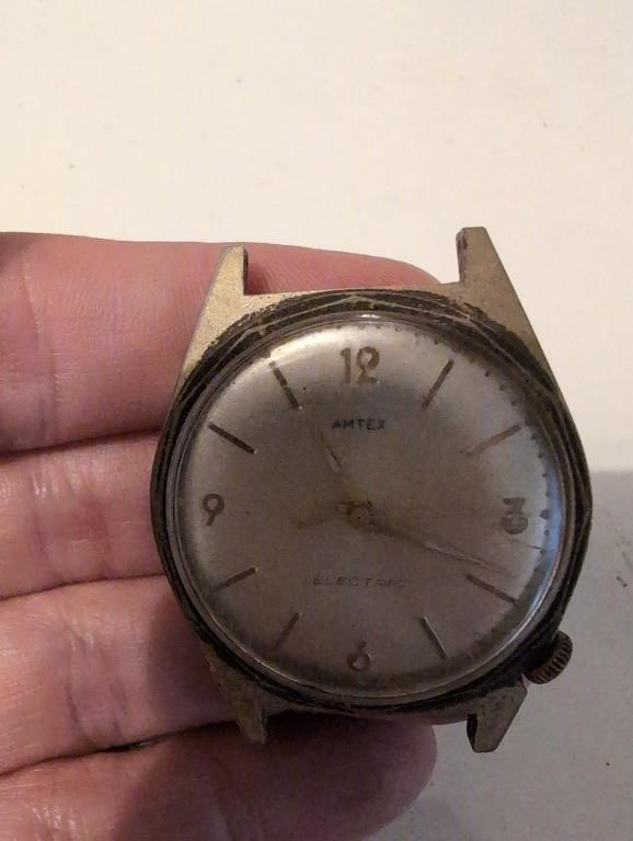 Vintage Amtex electric watch face(no band)