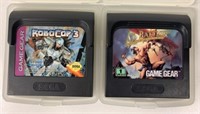 Sega Game Gear Robocop 3 & AX Battler Games