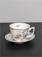 2 Pc. Vintage Cup & Saucer Queen's Bone China