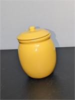 California Pantry Mustard Yellow Canister Ceramic