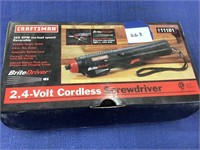 Craftsman 2.4 V cordless screwdriver, in box