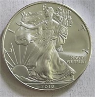 2010 Silver Eagle GEM BU