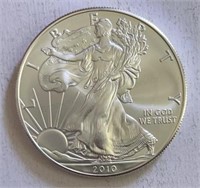 2010 Silver Eagle GEM BU