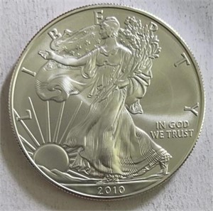 2010 Silver Eagle GEM BU