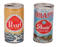 (2) Pearl Beer Pull-Tab Beer Cans