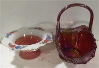 Art glass decorative bowls
