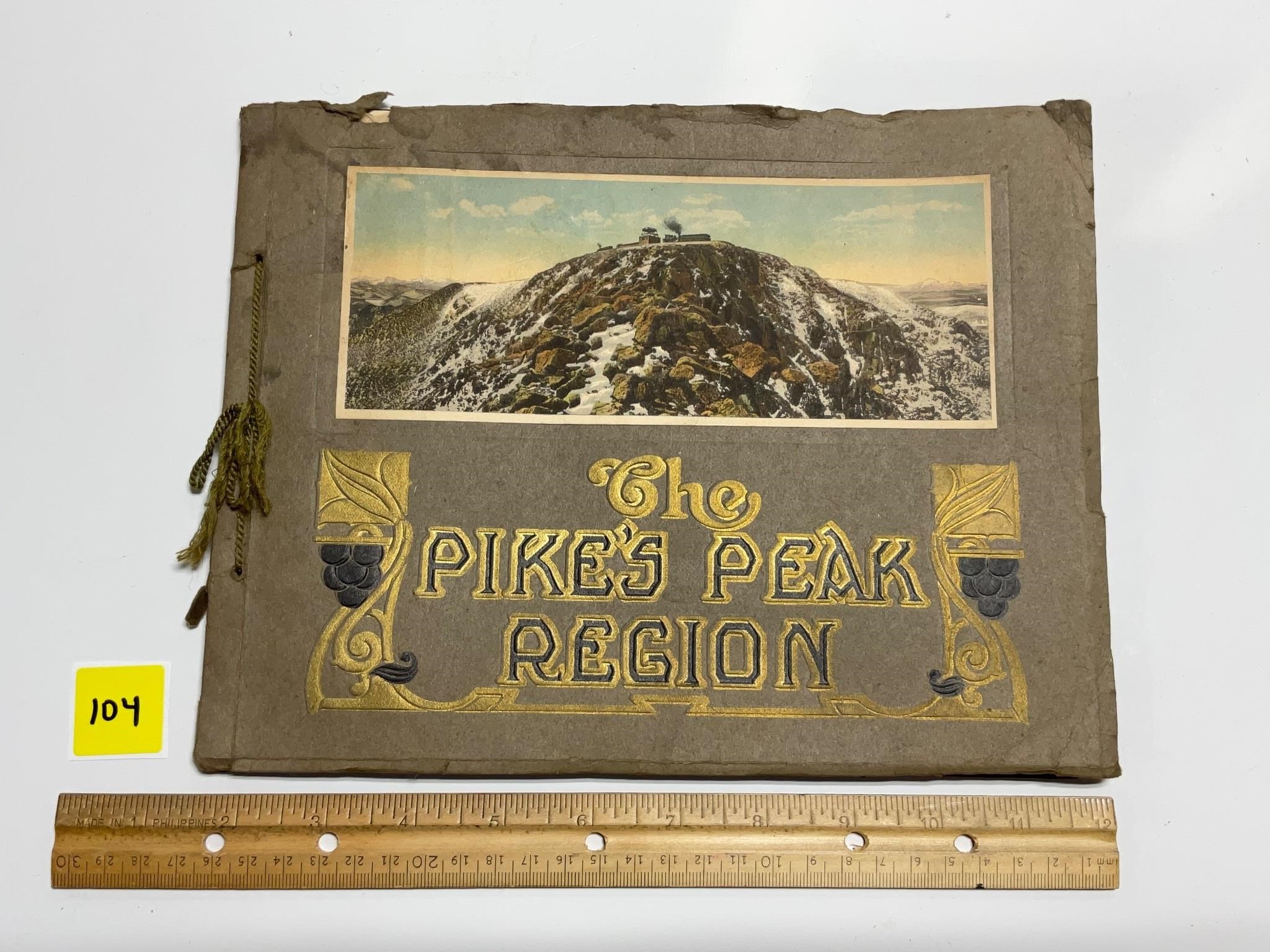 Vtg Pike's Peak Region Photo Reproduction