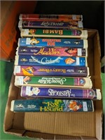 Lot of Disney VHS Tapes