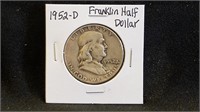 1952D Franklin Half Dollar