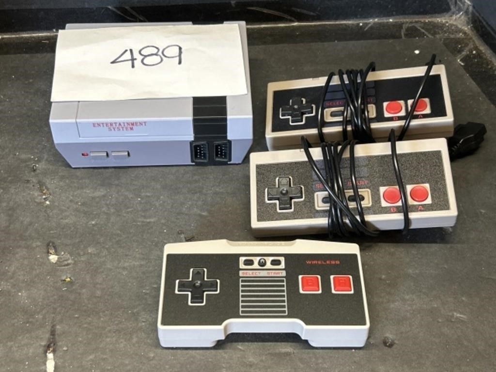 Entertainment System Game W/ (3) Controllers