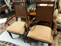 Mahogany arm chairs lot of 2 Beautiful!