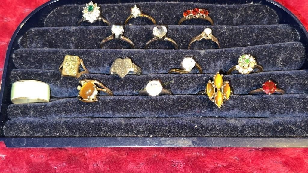 Assortment of Women’s Costume Jewelry Rings
