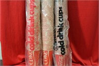 3 Tubes of Coca Cola Papercups