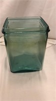 Storage Jar Green Tinted