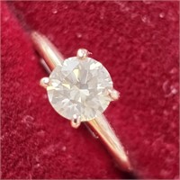 $8930 10K  Diamond (1Ct,Si2.J) Ring