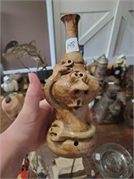 Unique Face Pottery Vase
