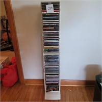 Miscellaneous CD's and stand