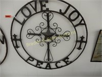 NEW 24" WROUGHT IRON WALL DECORATION