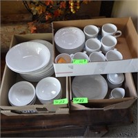 GIBSON CHINA SERVICE FOR 8 (MISSING 1 SAUCER) >>>>