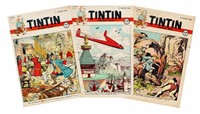 Journal Tintin. Lot de 53 fascicules de 1948
