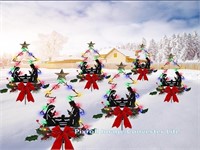 6 PCS 32 Solar Christmas Nativity Stake Lights