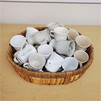 Basket and Coffee Cups