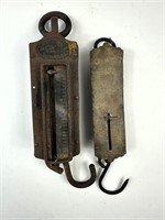 2 Vintage Hanging Scales