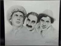 Marx Brothers Lithograph by Gary Saderup