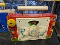 Fisher Price Vintage Wind up TV Toy