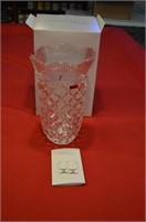 Waterford Crystal Vase Basketweave