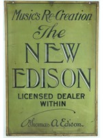 Edison Diamond Disc Double Sided Dealer's Sign