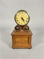 Burroughs Co. Miniature Wagon Spring Clock Replica