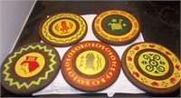 BIN- 5 Vintage Tribal Coasters