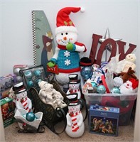 Christmas Decor- Snowmen, Sleighs, Puzzles
