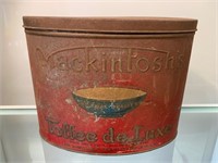 Vintage Mackintosh Oval Toffee Tin